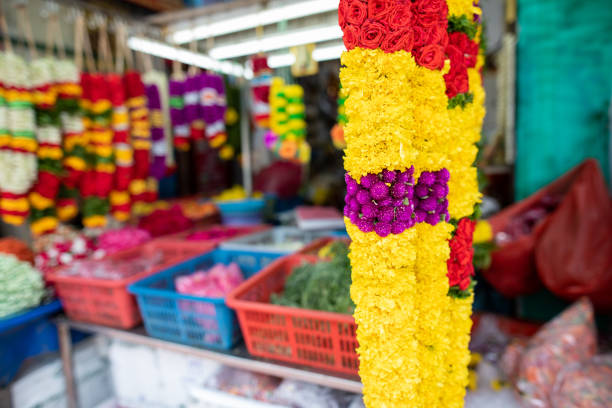 istock Garlands in Little India 1020163582