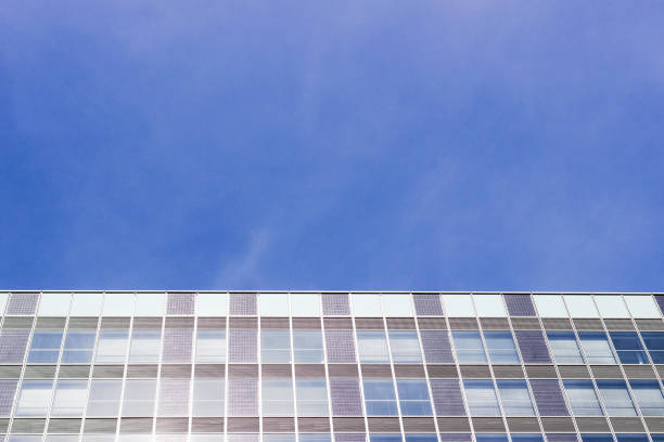 istock Facade of a modern apartment building. Blue sky. 1020166642