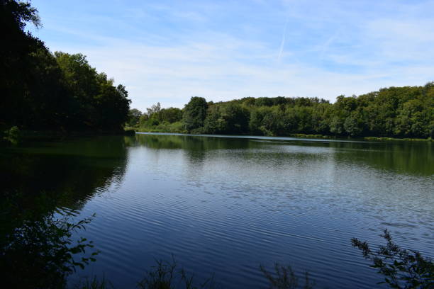 istock caldera lake 'Holzmaar' in Eifel region 1020181914