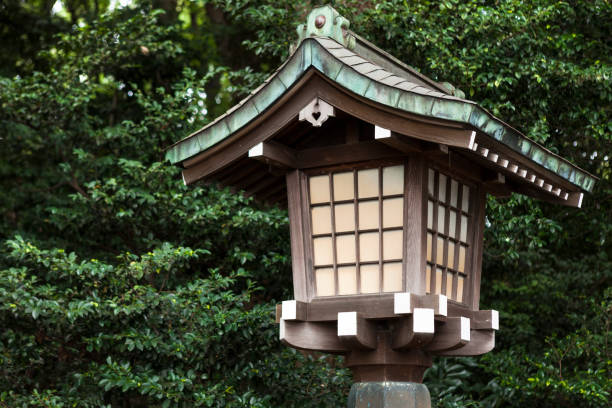 istock Pedestal Lantern in Tokyo, Japan 1020224042