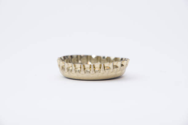 istock Crown cap bottle cap in different colors gold silver metal 1020227738