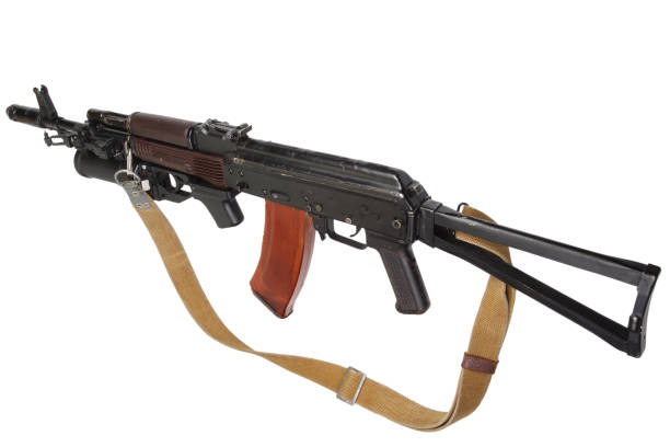 istock Kalashnikov AK with under-barrel grenade launcher 1020230806