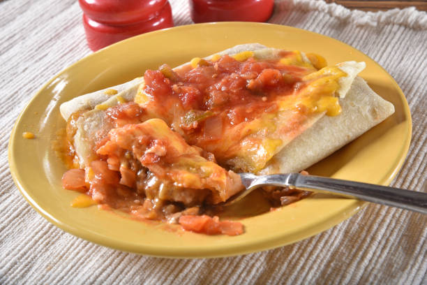 istock Chimichanga with Salsa 1020269774