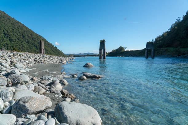 istock Blue river flowing across the rocks in the native park 1020277016
