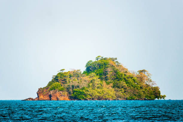 small island in the indian ocean, seychelles islands, africa.