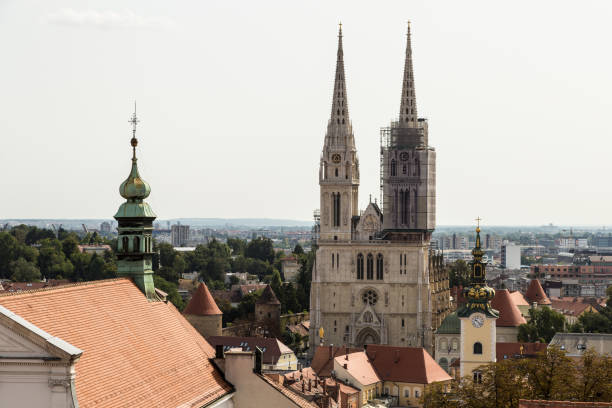 istock Zagreb old town in Croatia 1020320050