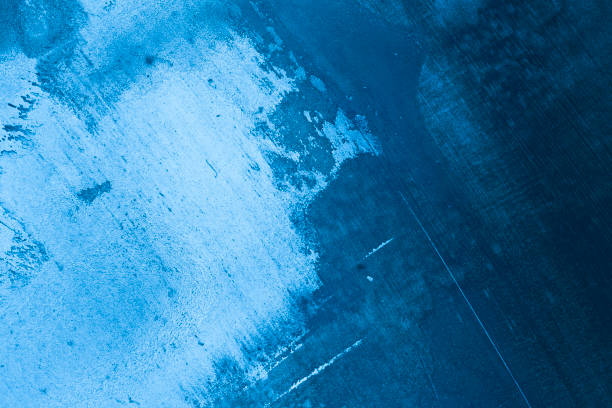 istock Blue abstract art painting background 1020329892