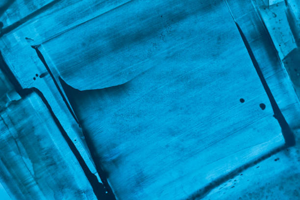 istock Blue abstract art painting background 1020329954