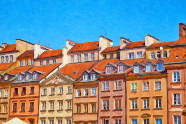 istock Historic buildings in Warsaw, Poland 1020353324