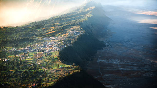istock Sunrise at Cemoro lawang volcano Mt.Bromo (Mount Bromo) East Java, Indonesia 1020362170