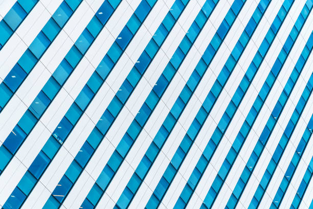 istock Beautiful exterior building and architecture with window pattern 1020370666