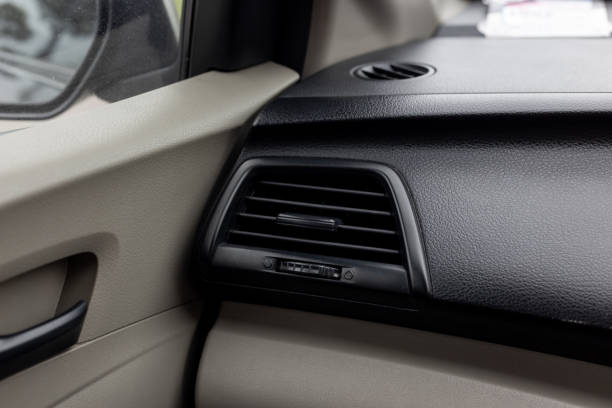 istock Air conditioner car, closeup 1020380322