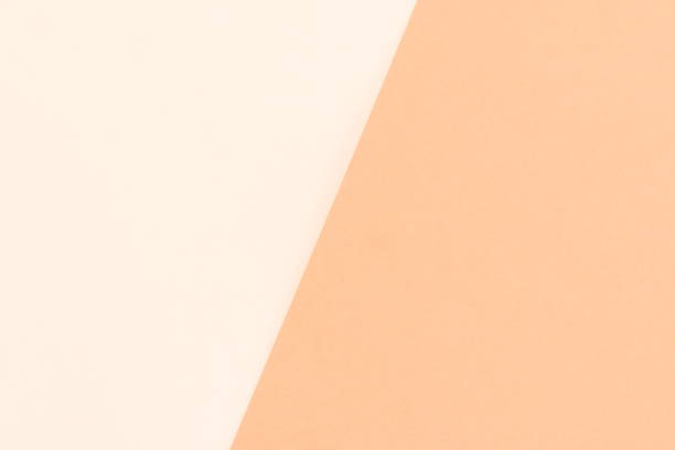 istock Background beige orange pastel colors. Geometric pattern papers. Minimal concept. Flat lay, Top view. Abstract pastel  colors paper .Creative colorful pastel paper .copy space 1020383084