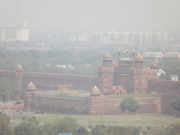 red fort - delhi india islam jama masjid imagens e fotografias de stock