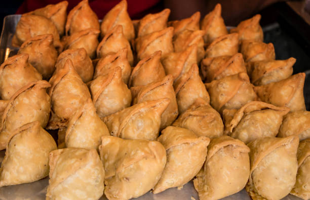 istock Image of a indian snack known as samosa 1020391120