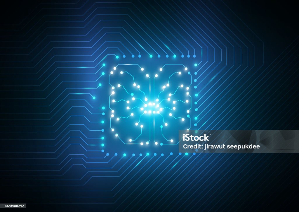 Computer Processor Background Stock Illustration - Download Image Now ...