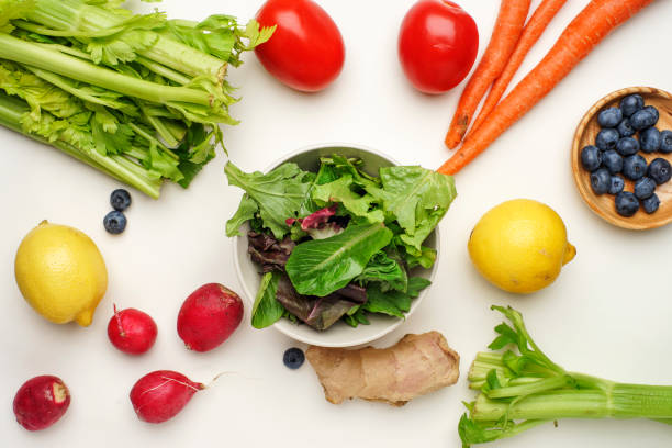 istock Flat Lay Photogrphy - Fruit and Vegetables 1020408576