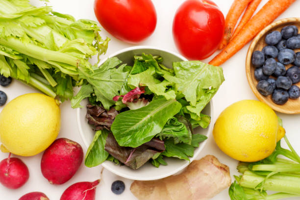 istock Flat Lay Photogrphy - Fruit and Vegetables 1020408594