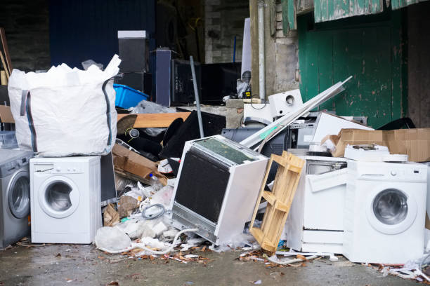 istock Washing machines for recycling storage dumped with waste and rubbish to help reduce pollution 1020415630