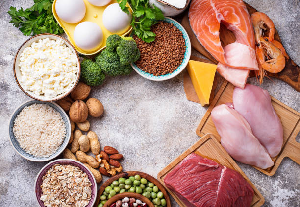 istock Healthy food high in protein 1020416056