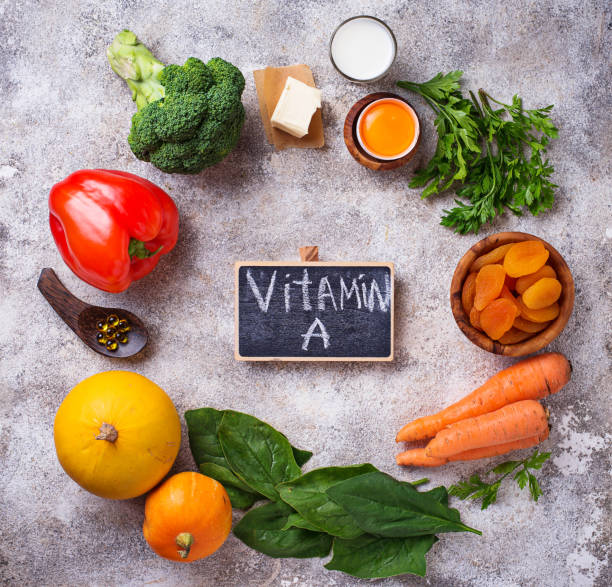 istock Healthy products rich in vitamin A 1020416118