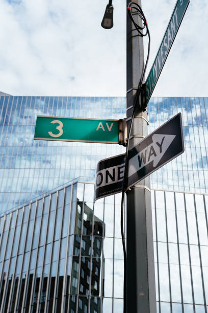 istock Low angle view of road sign  in city 1020419302