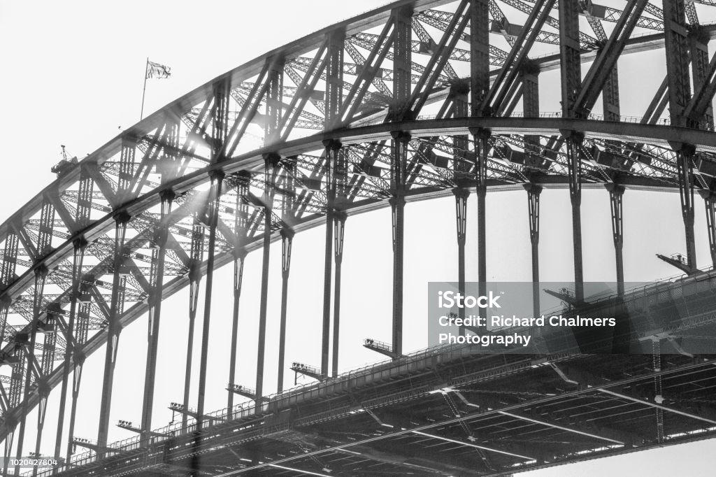 Sydney Harbour Bridge Details closeups and details of the Sydney Harbour Bridge Sydney Harbor Bridge Stock Photo