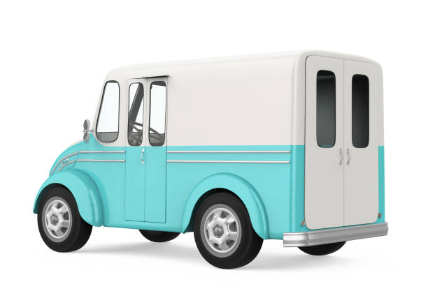 istock Food Truck Isolated 1020428206