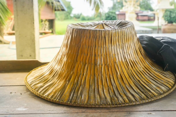 istock close up vintage farmer hat for agriculture 1020428410