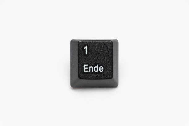 istock Single black keys of keyboard with different letters 1020428478