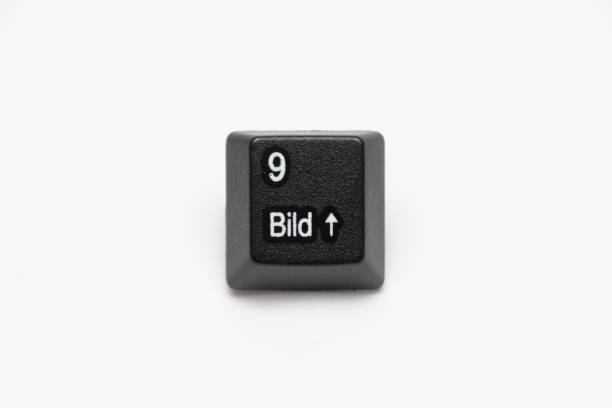 istock Single black keys of keyboard with different letters 1020430558