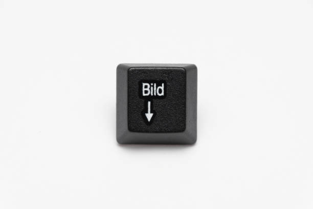 istock Single black keys of keyboard with different letters 1020430612