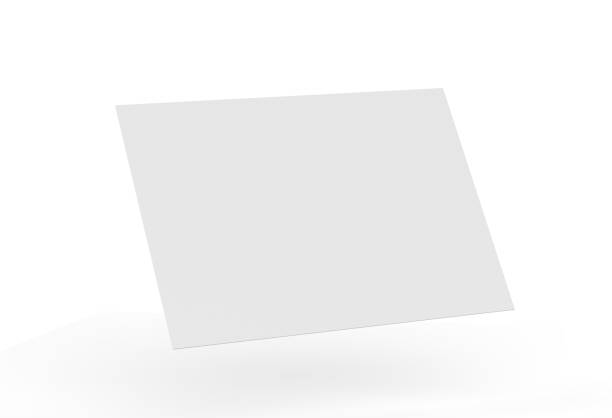 istock A4 flyer mockup on isolated white background, 3d illustration 1020438794