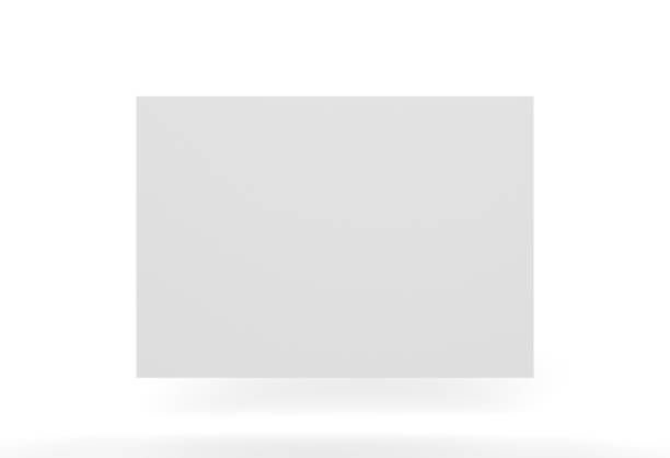 istock A4 flyer mockup on isolated white background, 3d illustration 1020438800