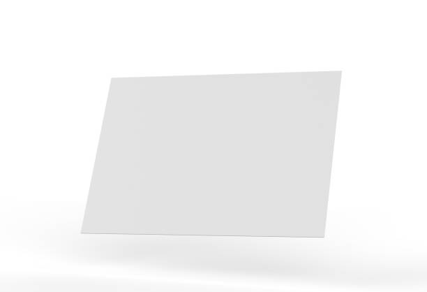 istock A4 flyer mockup on isolated white background, 3d illustration 1020439018