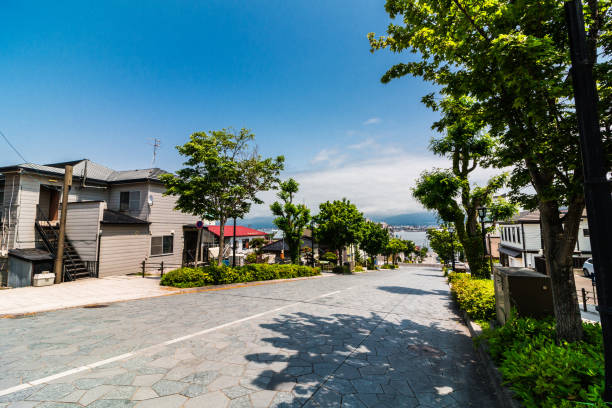 istock Hachimanzaka Slope at Hokkaido Hakodate Japan 1020439356