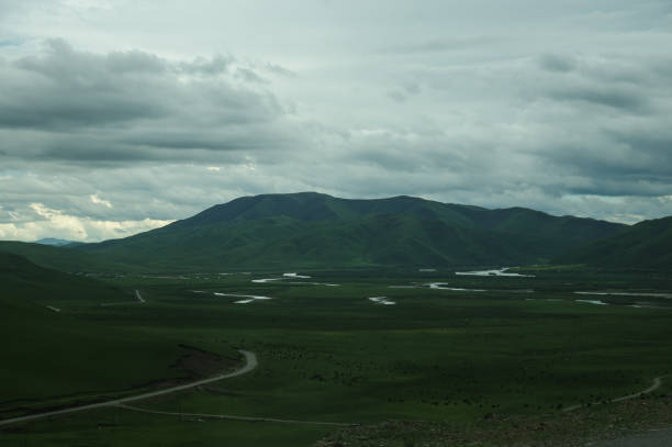 istock Beautiful Scenery of Blue Sky,White Clouds and Hills 1020458920