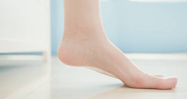 istock woman foot close up 1020464870