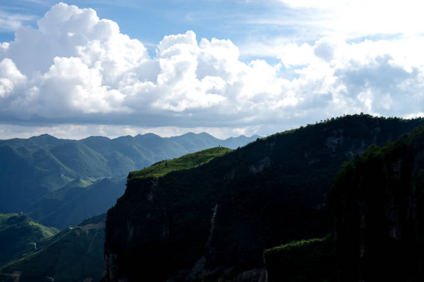 istock Charming Scenery of Mountains,White Cloud and Blue Sky 1020464964