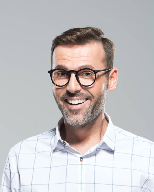 istock Handsome mature man in glasses 1020474588