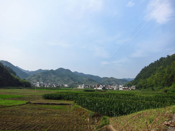 istock Villages and Crops in the Mountain Area 1020477936