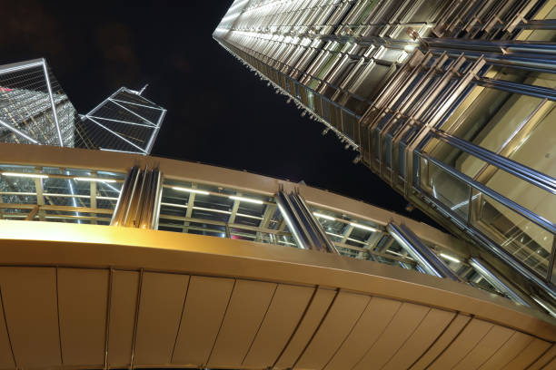 istock Modern office buildings in Central Hong Kong 1020478016