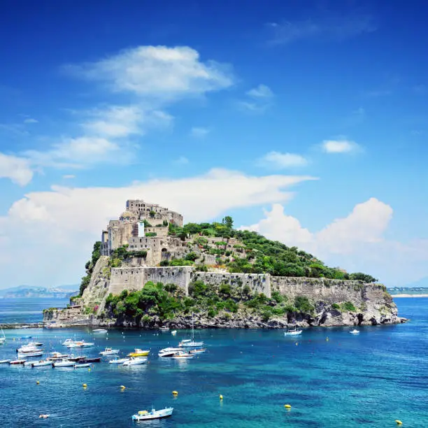 Photo of Aragonese Castle on Ischia island, Italy