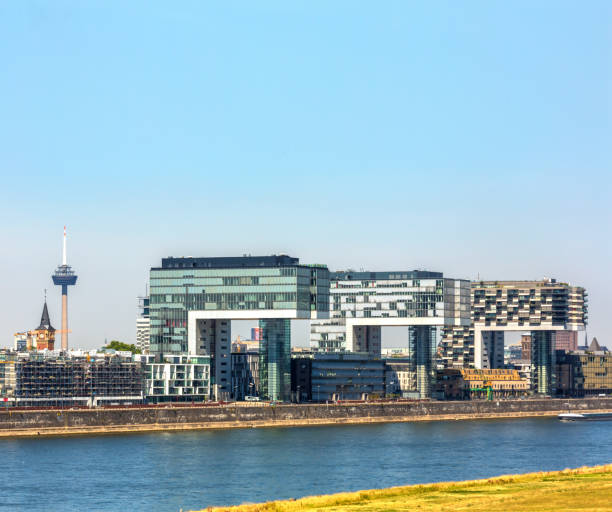 istock Skyline Cologne with apartment houses 1020504534