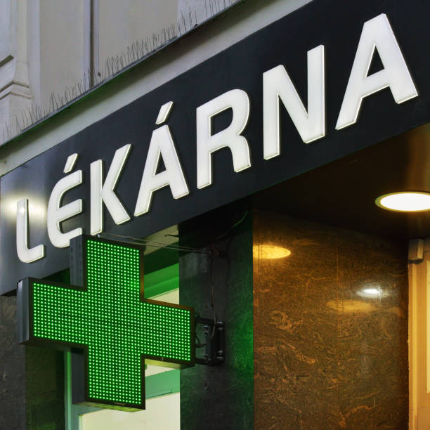 istock Czech Republic Pharmacy Sign 1020515312
