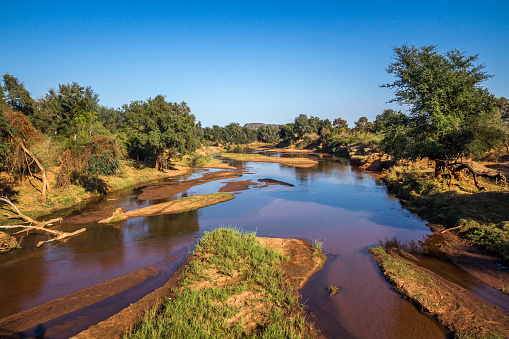 Luvuvhu river in Pafuri, Kruger National park, South Africa