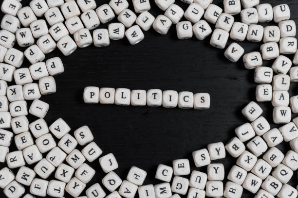 istock Word  on wooden cubes on a black wooden table with copy space 1020567274