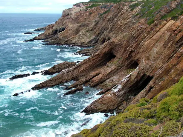 Mossel Bay coastline along the Garden Route, South Africa