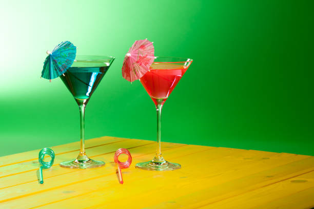 istock Exotic cocktail drinks. Summer vacation beach party alcohol. 1020573718