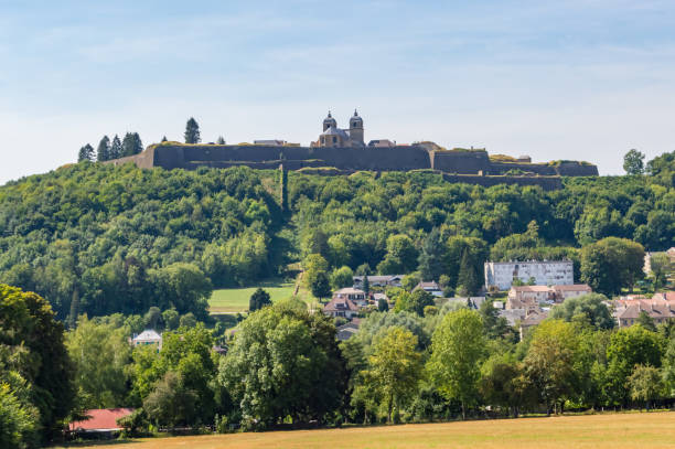 View of the citadel of the city of Montmédy stock photo